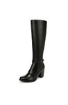 Naturalizer Womens Kalina Leather Knee-High Boots Black 8.5 Medium (B,M)