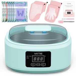 Paraffin Wax Machine for Hand and Feet -Paraffin Wax Warmer Moisturizing Kit Auto-time and Keep Warm Paraffin Hand Wax Machine for Arthritis(Green)