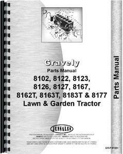 Gravely 8123 Lawn & Garden Tractor Parts Manual