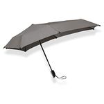 Senz° Mini Automatic Windproof Umbrella, 91 x 91 cm - Silk Grey