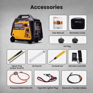 maXpeedingrods Dual Fuel Generator 3500W – Portable Power Supply