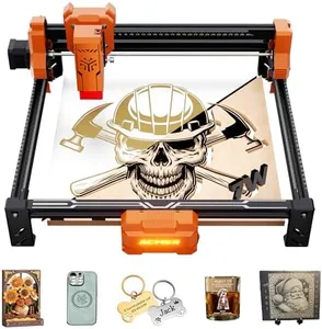 Laser Engraver, ACMER 7W(7000mW) Laser Cutter Machine, 48W Output, 0.01mm Precision, 300x300mm Area, 10000mm/min Speed, for Wood, Metal, Leather, Acrylic, DIY & Education