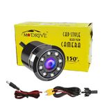 MODRIVE Car Reverse Parking Camera | 150° Wide-Angle Night Vision Waterproof 8 LED HD Rear Car Bumper Back Camera for All Universal Vehicle Sedan/Van/SUVs/Pickups/Mini Bus/Small Truck/RV