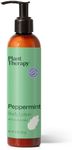 Plant Therapy Peppermint Body Lotion with Aloe and Shea, Hydrate and Nourish Skin with Botanical Ingredients, 8 oz