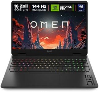 HP Omen Gaming Laptop (16" 2.5K Display, Intel Core Ultra 7, 32GB RAM, 1TB, NVIDIA GeForce RTX 5060, Win11, QWERTZ) - Schwarz