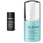 ELEMIS Pro-Collagen Anti-Wrinkle Moisturiser for Men, Anti-Ageing Face Cream with Padina Pavonica, 30ml & Pro-Collagen Advanced Eye Treatment, Hydrating Under Eye Cream Formulated