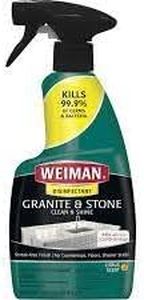 Weiman Granite Cleaner & Polish Spray for Countertops, Vanities, Fireplaces and more, 16 fl oz