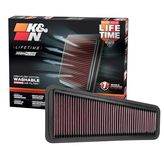 K&N Engine Air Filter: High Performance, Premium Washable, Replacement Filter: Compatible 2002-2015 Toyota Mid-size Truck and SUV V6 (4-Runner, Tacoma, Hilux, Land Cruiser, Prado, FJ Cruiser) 33-2281