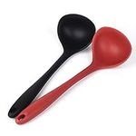 Silicone Ladle Soup Spoon Set of 2,