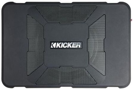 Kicker 51HS8 Hideaway Compact Powered Subwoofer Enclosure with 8-Inch Subwoofer HS8