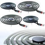 Ansoon Stove Burners MP22YA Electric Range Surface Burner Coil Unit Set - 2 pcs MP15YA 6" and 2 pcs MP21YA 8" Replacement for Kenmore Compatible for Whirlpool Electric Range Stove