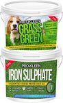 Pro-Kleen 2.5KG Lawn Feed Fertiliser for Thicker Greener Grass 2.5KG Iron Sulphate Dry Grade Lawn Tonic