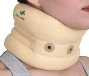 NECARE Cervical Collar Soft, Neck Support For Cervical Spine Immobilization & Pain Relief (M, BEIGE)