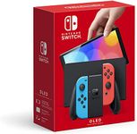 Nintendo Switch OLED with Joy-Con - Neon Blue and Red