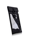 SLNT Lock Out Tag Out Locking Cell Phone Faraday Sleeve with Silent Pocket - Weatherproof Nylon, LOTO Signal Blocking Device Shielding for Most Phones, Keyfobs - Privacy & Anti-Hacking (Black, Medium)