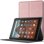 FOREFRONT CASES Cover for Fire HD 10 2019 - Protective Amazon Fire HD 10 Case Stand - Rose Gold - Slim & Light, Auto Sleep-Wake, Fire HD 10 Tablet (9th Generation) Cover *DOES NOT FIT NEW 2021 MODEL*