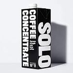 Solo Cold Brew Coffee Concentrate | Espresso Strength | Instant Barista Grade Coffee | Iced Coffee And Espresso Martini Mix | Natural |1L | 20 Double Shots