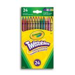 Crayola 24 Twistables Coloured Pencils Arts & Crafts (68-7524)