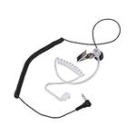 Hensych 3.5mm Listen/Receive Only Covert Acoustic Tube Earpiece Headset For Two Way Radio Speaker Mic Microphone