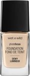 Wet n Wild, Photo Focus Foundation Dewy, Weightless Foundation with Nourishing and Long-wearing Formula, Buildable Coverage, Ideal for Normal to Dry Skin Type, Vegan, Nude Ivory