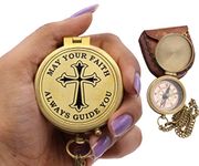 Roorkee Instruments India Engraved Compass, Confirmation Gift Ideas, Baptism Gifts