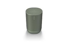 Sonos Move 2 | Wireless Portable Speaker with WiFi, Bluetooth, Amazon Alexa, 24-Hour Battery Life, Wireless Charging Base - Olive