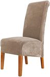 CMAKER Velvet Dining Chair Covers, 