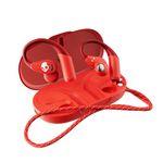 Skullcandy Push 540 Open Wireless Open-Ear Bluetooth Earbuds, Headphones, Sweat and Water Resistant, 42 Hours Battery, Detachable Neckband, Secure Fit, Microphone for iPhone Android - Plasma