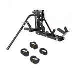 ECOTRIC 800LBS Motorcycle Trailer Hitch Scooter Hauler Mount Rack 2" Motorcycle Tow Carrier Receiver Heavy Duty Steel