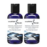 Earthly Body WaterSlide - 4 fl oz, Pack of 2 - Personal Moisturizer - 100% Natural, Water-Based Formula - Vegan & Cruelty Free