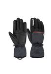 Reusch Men's Snow King Windproof and Extra Breathable Ski Gloves, Softshell Gloves, Snow Gloves, Winter Gloves for Men and Women