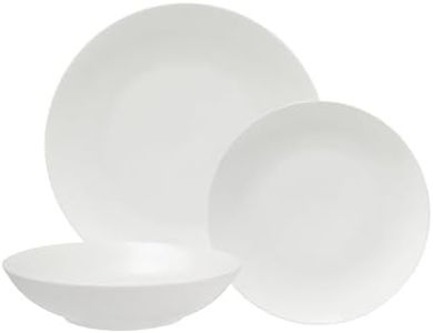 Maxwell & Williams White Basics Tribeca Coupe Dinner Set Gift Boxed (Set of 12)