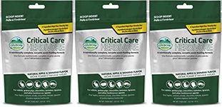 Oxbow 3 Pack of Apple & Banana Critical Care Herbivore, 4.97 Ounces Each, Support Supplement for Small Pets