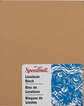 Speedball 4307 Premium Mounted Linoleum Block ââ‚¬â€œ Fine, Flat Surface for Easy Carving, Smoky Tan, 4 x 5 Inches