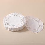 W8sunjs Round Paper Lace Doilies 3.5 inch Pack Of 250 Pcs