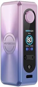 Vapo'resso GEN SE Box Mod Vape 80 W Batería 18650 (no incluida) Bloqueo un botón Modo F(t) / PULSE/ECO/VV AXON CHIP Cigarrillo Electrónico DTL Original (Púrpura Degradado) - No Nicotine