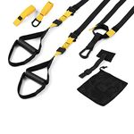 REZNOR Suspension Trainer | All-in-One Portable Resistance Bands for Muscle Building and Fat Burning | Full Body Workout System for Men and Women