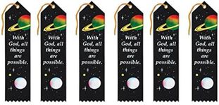 Beistle AR813 with God, All Things are Possible Ribbons, 2 by 8-Inch, 6-Pack