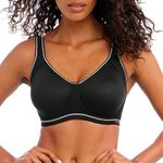 Freya Active Sonic Moulded J-Hook Sports Bra Storm Black 32FF