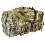 NPUSA Duffle Military Molle Tactical Cargo Gear Shoulder Bag Mens|ACU Tan|30