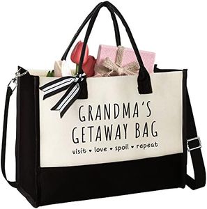 GINGULMINA Grandma Gifts - Gifts for Grandma from Grandchildren - Tote Bag, Grandma 07, Large
