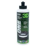 3D One - Professional Cutting, Polishing, and Finishing Compound (8 oz.) for Paint Correction, Auto Detailing and Buffing