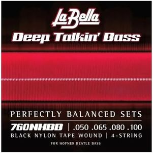 La Bella 760NHBB Beatle Bass bl, 050/100