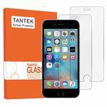 iPhone 7 Screen Protector, TANTEK [Bubble-Free][HD-Clear][Anti-Scratch][Anti-Glare][Anti-Fingerprint] Tempered Glass Screen Protector for Apple iPhone 7(2016)& iPhone 6/6s-[2Pack]