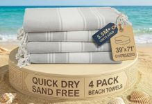 Lane Linen Beach Towels 4 Pack - Be