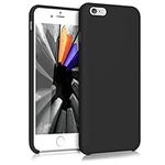 kwmobile Case Compatible with Apple iPhone 6 Plus / 6S Plus Case - TPU Silicone Phone Cover with Soft Finish - Black