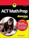 ACT Math Prep For Dummies: Book + 3