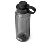 YETI Yonder Water Bottle with Tether Cap, Charcoal, 35 oz (1 L)