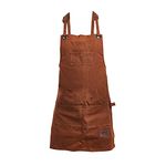 Nut Hugger Mens Work Apron with Pockets, Heavy-Duty Waxed Canvas Water-Resistant, Woodworking, Blacksmith, Workshop, Garden Tool, Carpentry, Welder, Shop, Bartender, Server, Brown