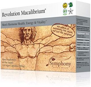 Revolution Macalibrium - Natural Concentrated Gelatinized Maca Supplement to Support Men's Hormone Health, Energy, Strength, Power, and Reproductive Health -120 Vegan Capsules (60 Day Supply)